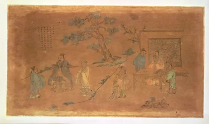 Scene from the Life of Confucius and his Disciples, Qing Dynasty
